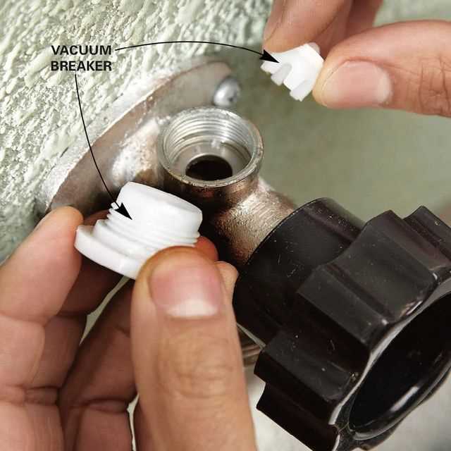 old outdoor faucet parts diagram