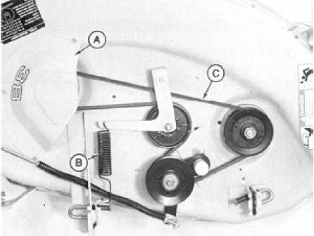 john deere 60 inch mower deck parts diagram