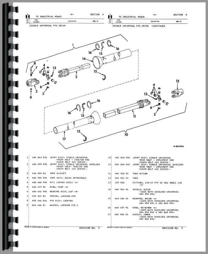 ih 1300 sickle mower parts diagram