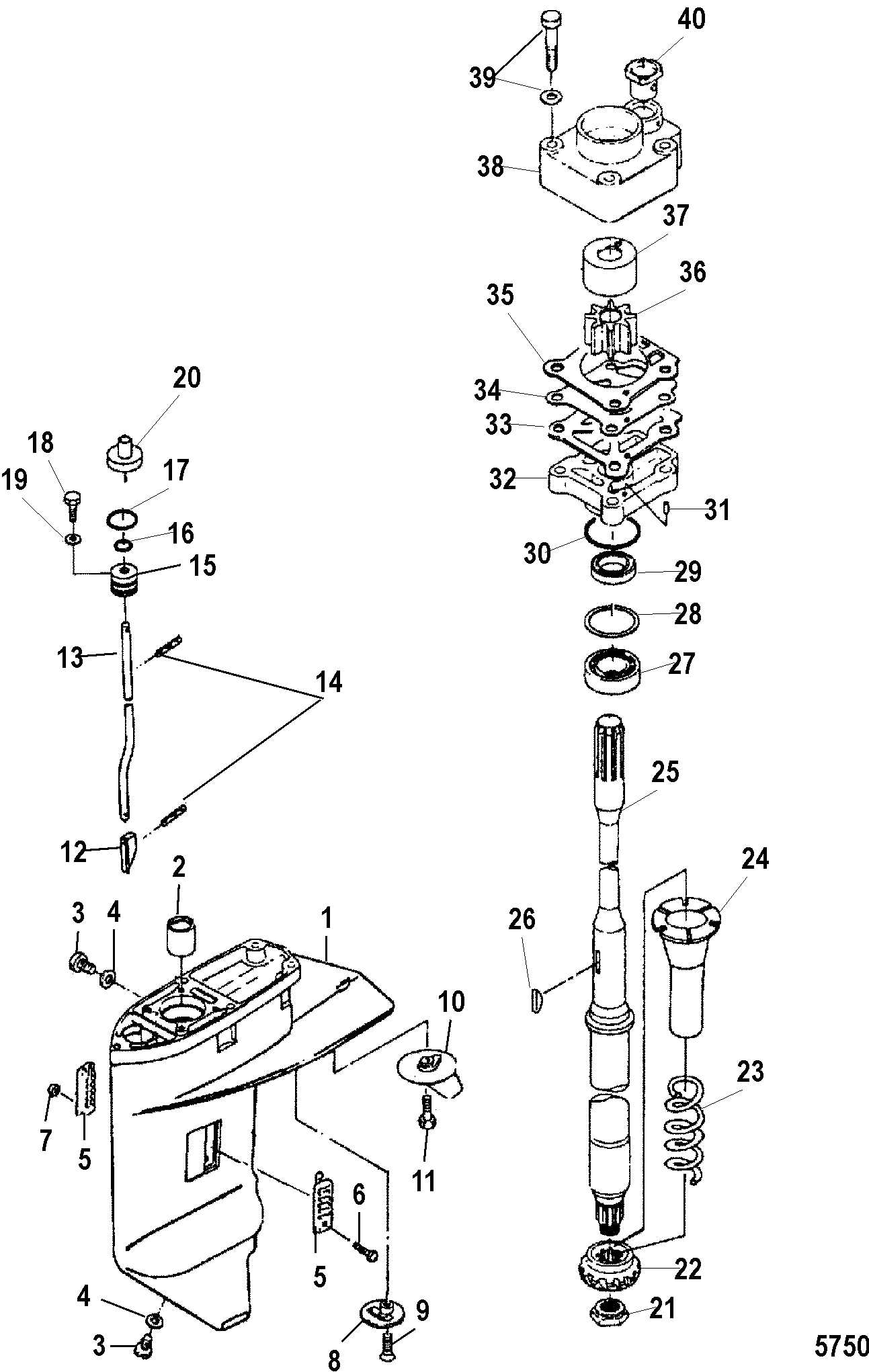 mercury 25 hp 2 stroke parts diagram