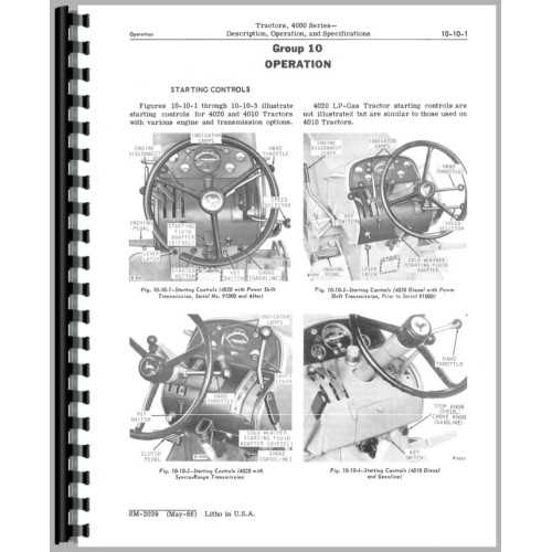 john deere 4020 parts diagram