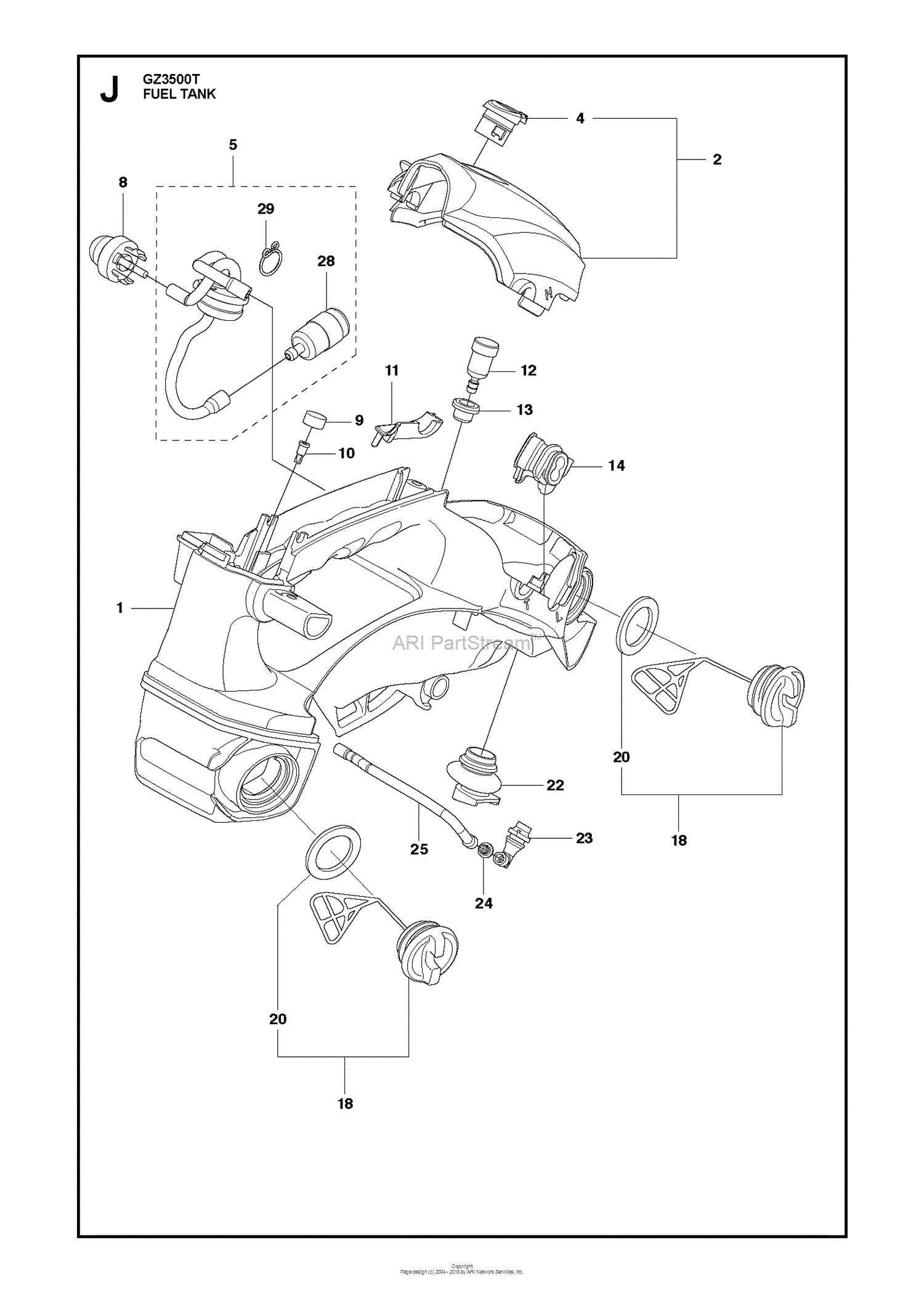 redmax gz23n parts diagram