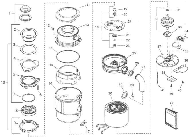 insinkerator badger 5 parts diagram