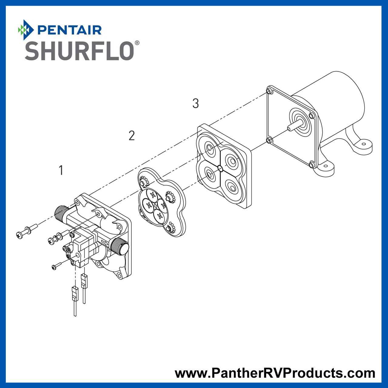 water pump parts diagram