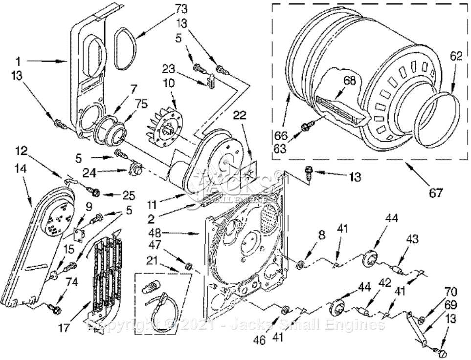 whirlpool dryer parts diagram