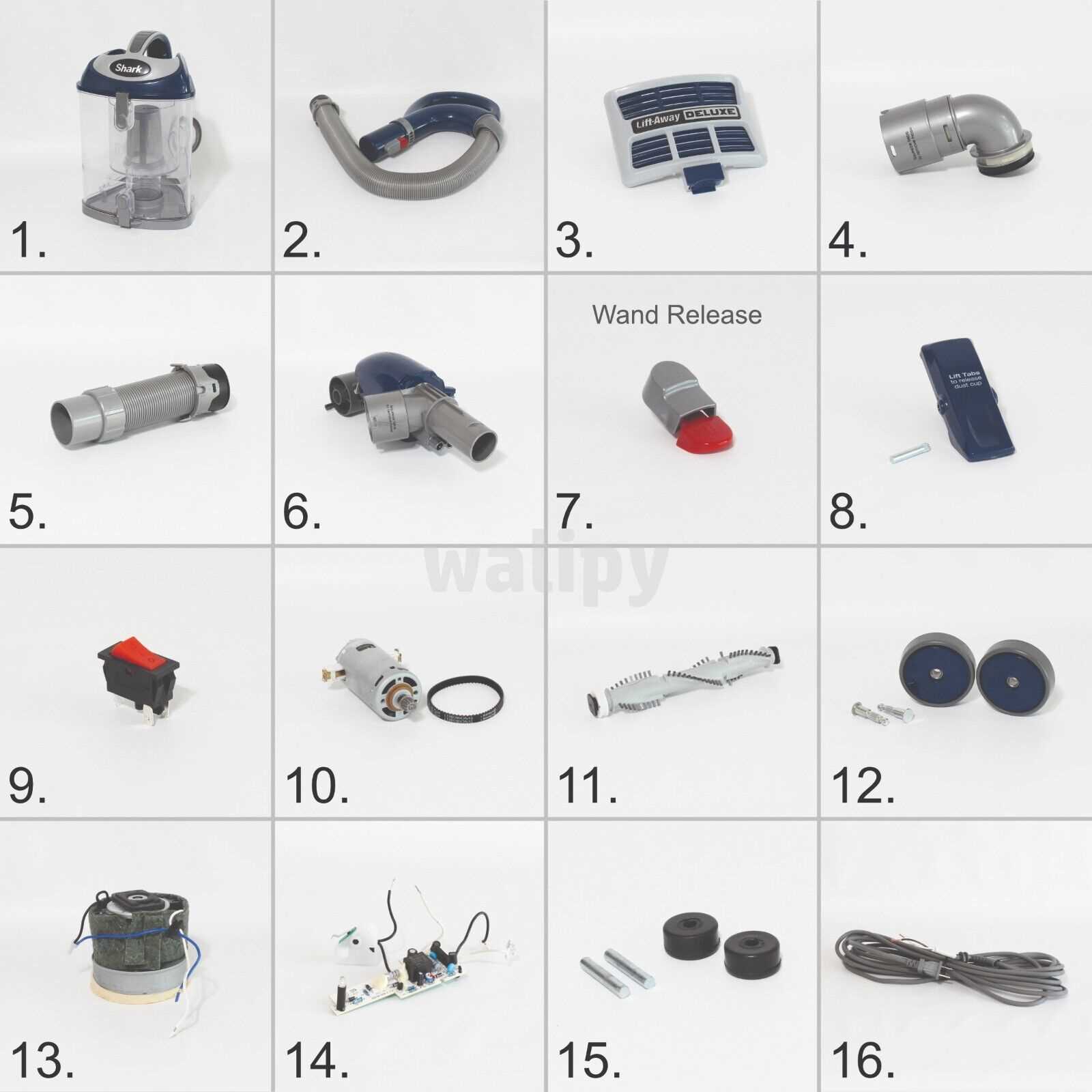 shark robot vacuum parts diagram