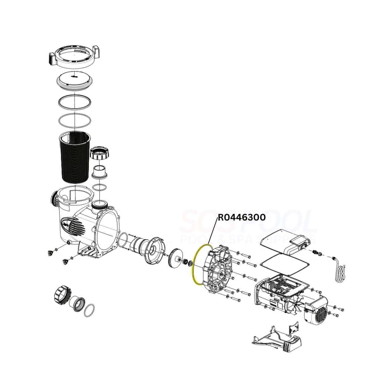 jandy stealth pump parts diagram