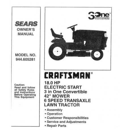 craftsman 42 riding mower parts diagram