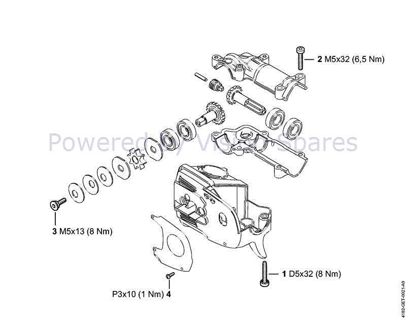 stihl pole saw parts diagram