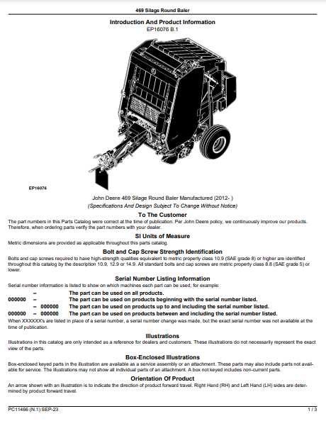 jd 535 baler parts diagram