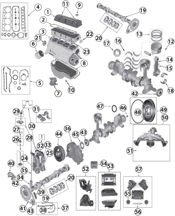 jeep 4.0 engine parts diagram