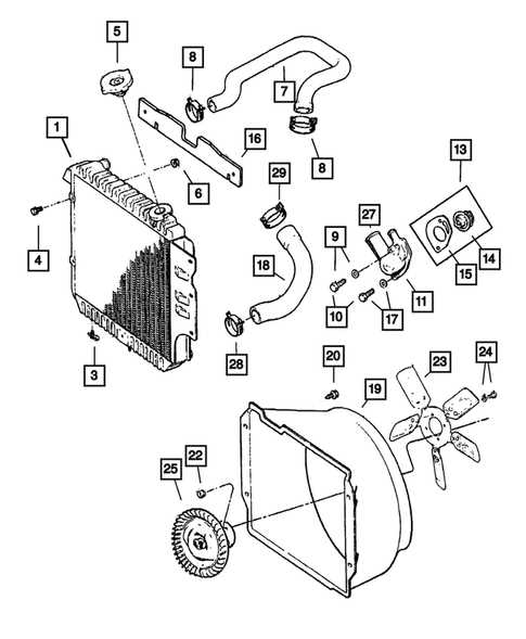 jeep 4.0 engine parts diagram