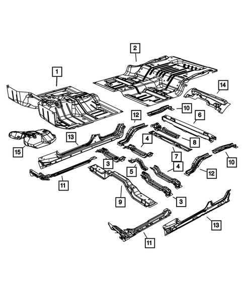 jeep wrangler body parts diagram