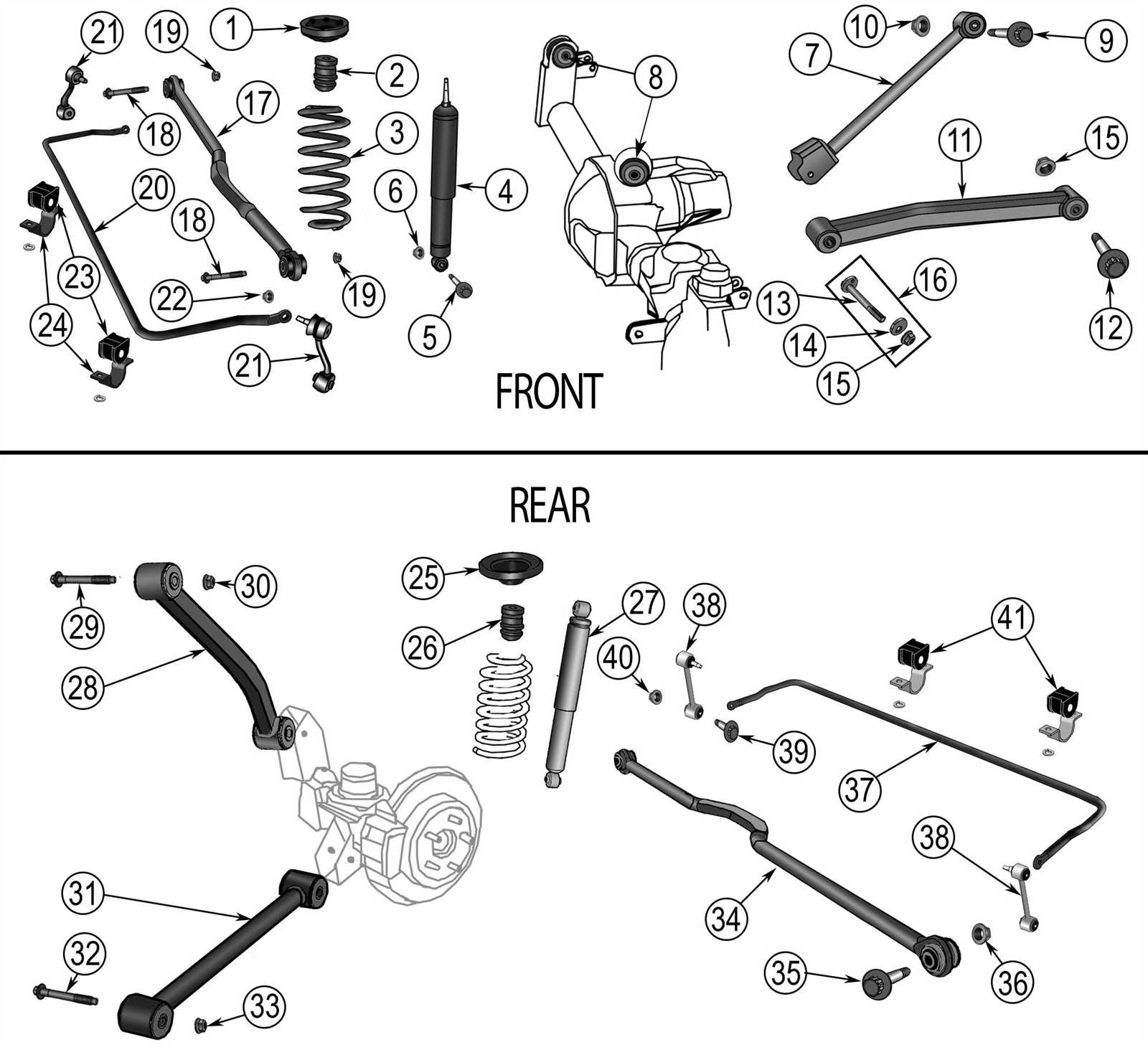 jeep wrangler jk steering parts diagram