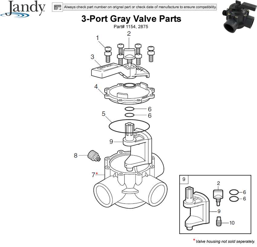 valve parts diagram