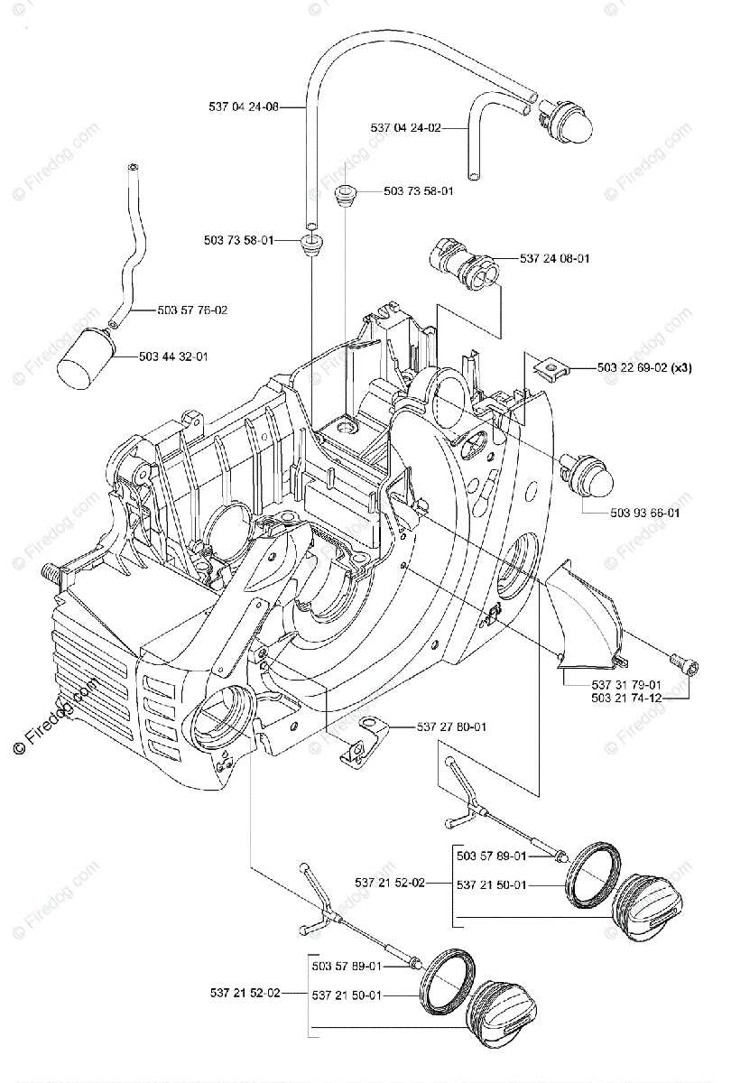 husqvarna 460 rancher parts diagram