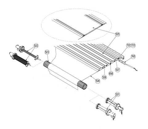 rv awning parts diagram