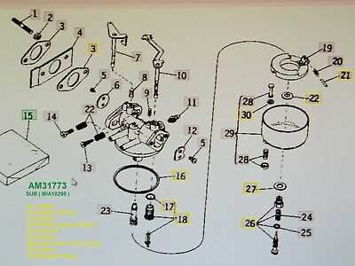 john deere 112 parts diagram