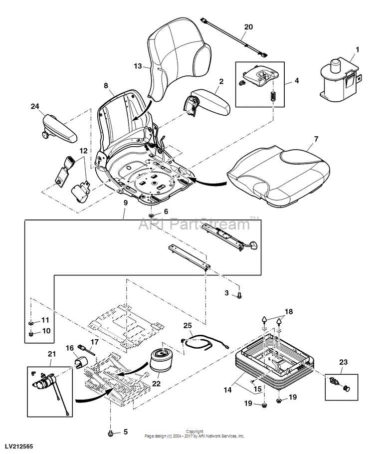 john deere 116 parts diagram