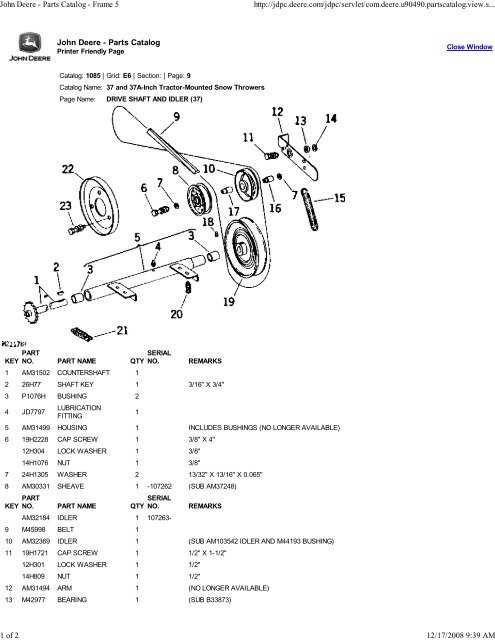 john deere 185 hydro parts diagram