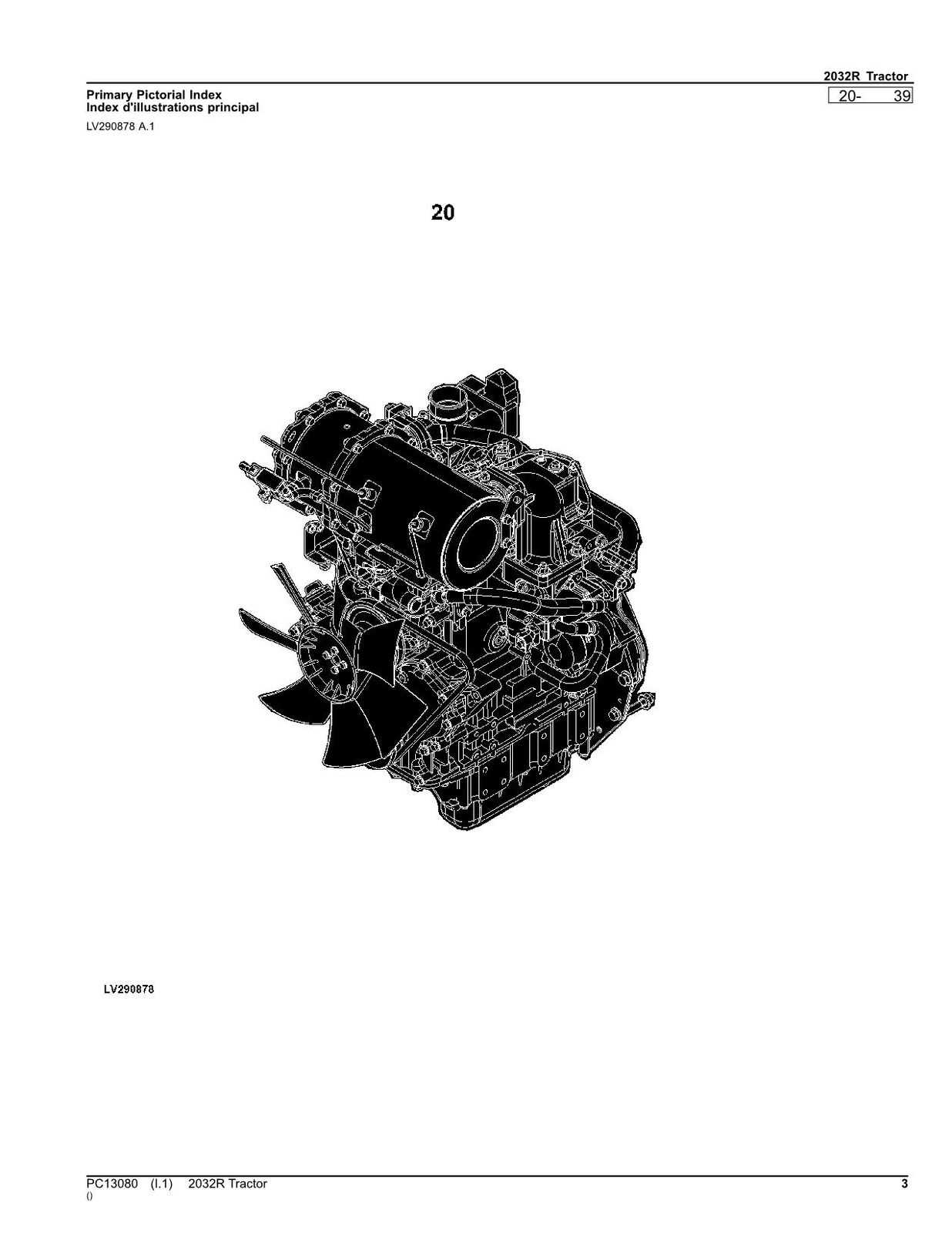 john deere 2032r parts diagram