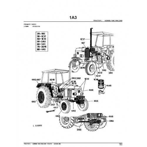 john deere 2040 parts diagram