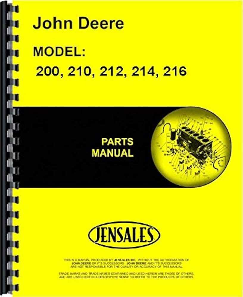 john deere 212 parts diagram