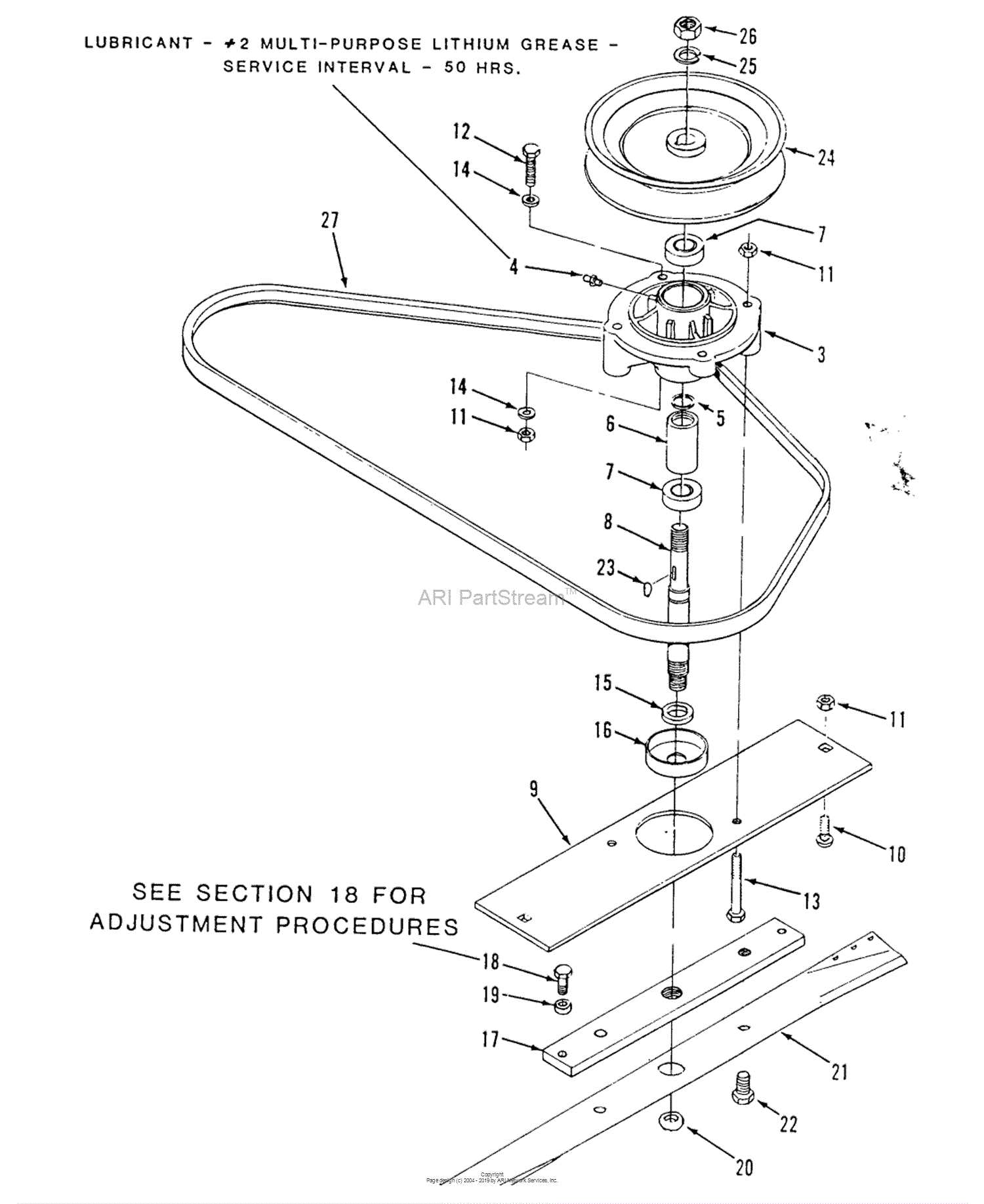 john deere 212 parts diagram