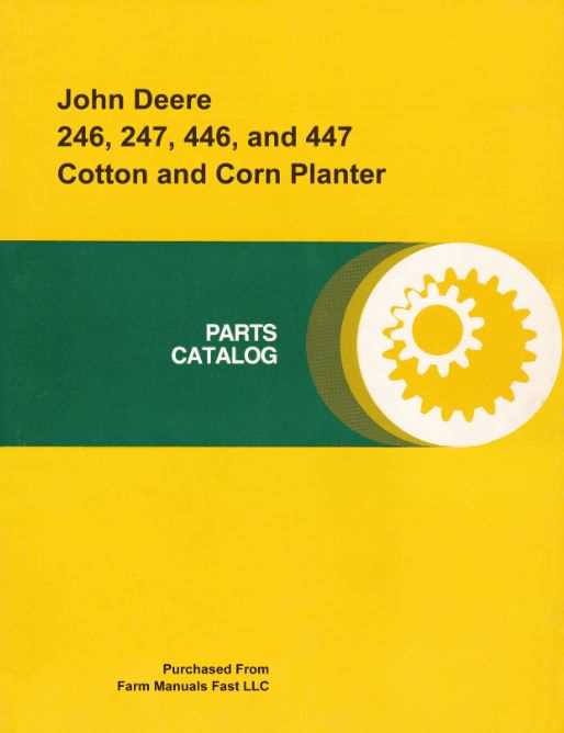 john deere 246 planter parts diagram