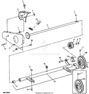 john deere 42 snow blower parts diagram