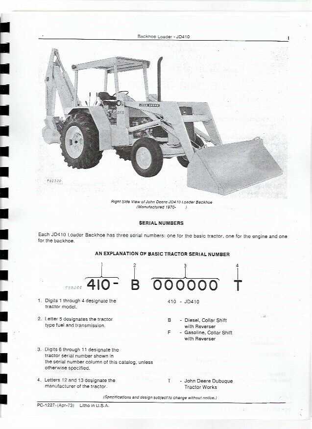 john deere 4500 parts diagram