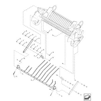 john deere 457 round baler parts diagram