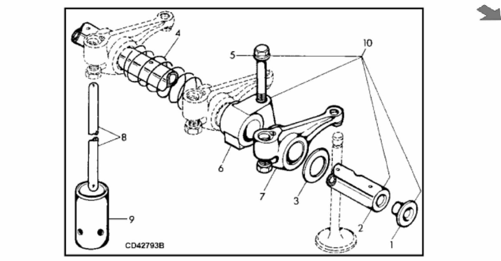 john deere 5400 parts diagram