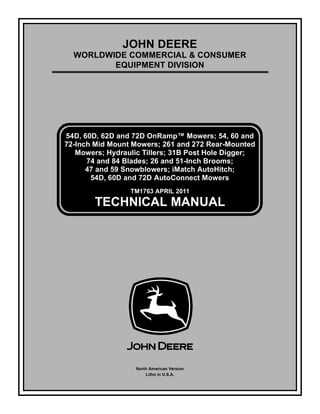 john deere 60d mower deck parts diagram