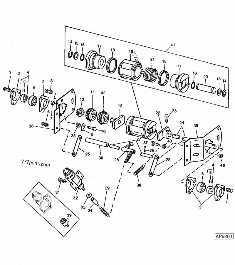 john deere 7000 parts diagram