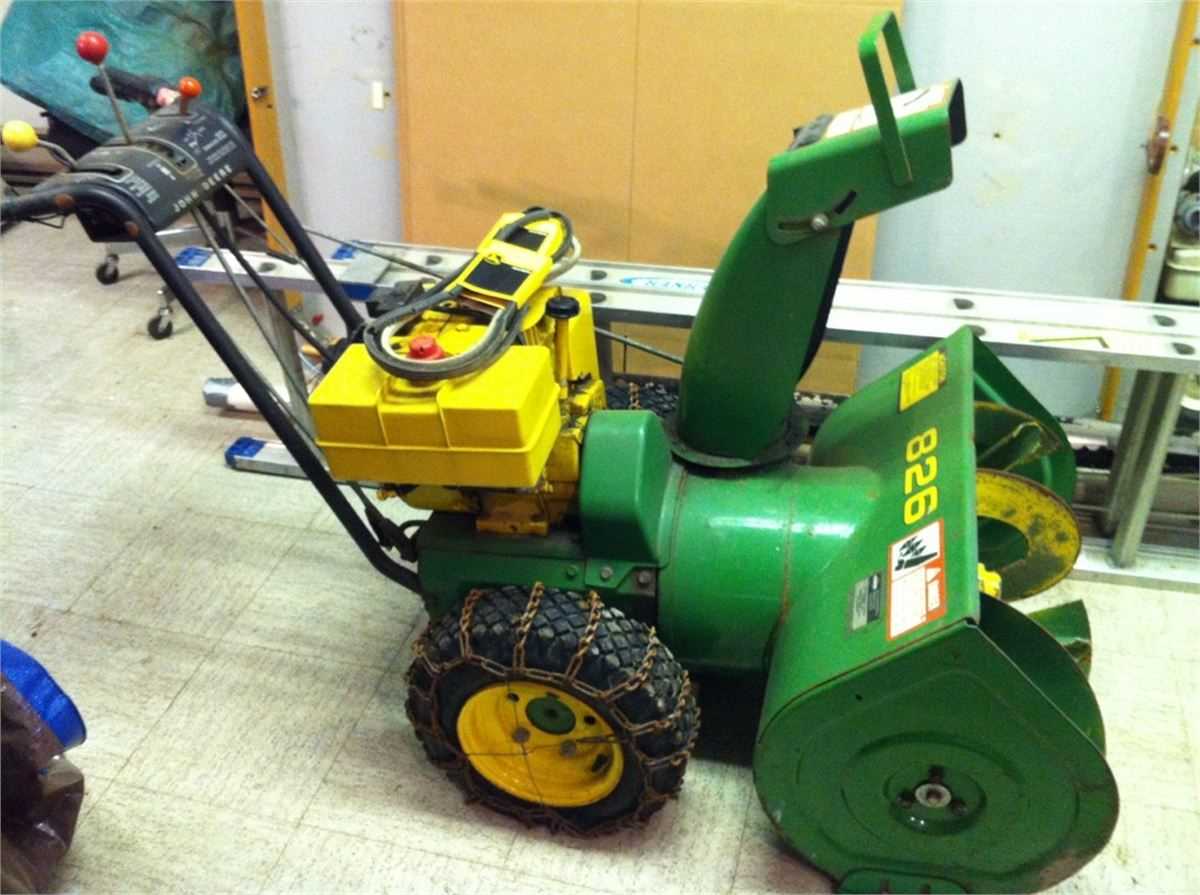 john deere 726 snowblower parts diagram