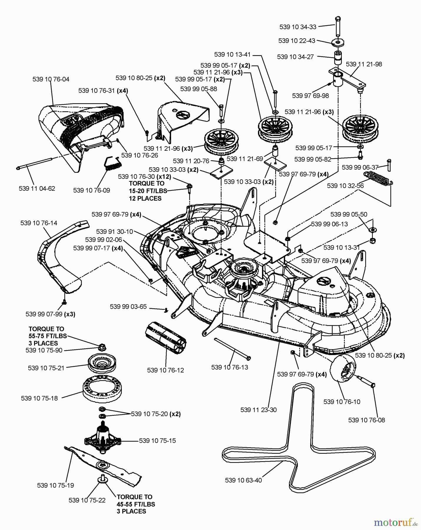 john deere 737 zero turn mower parts diagram