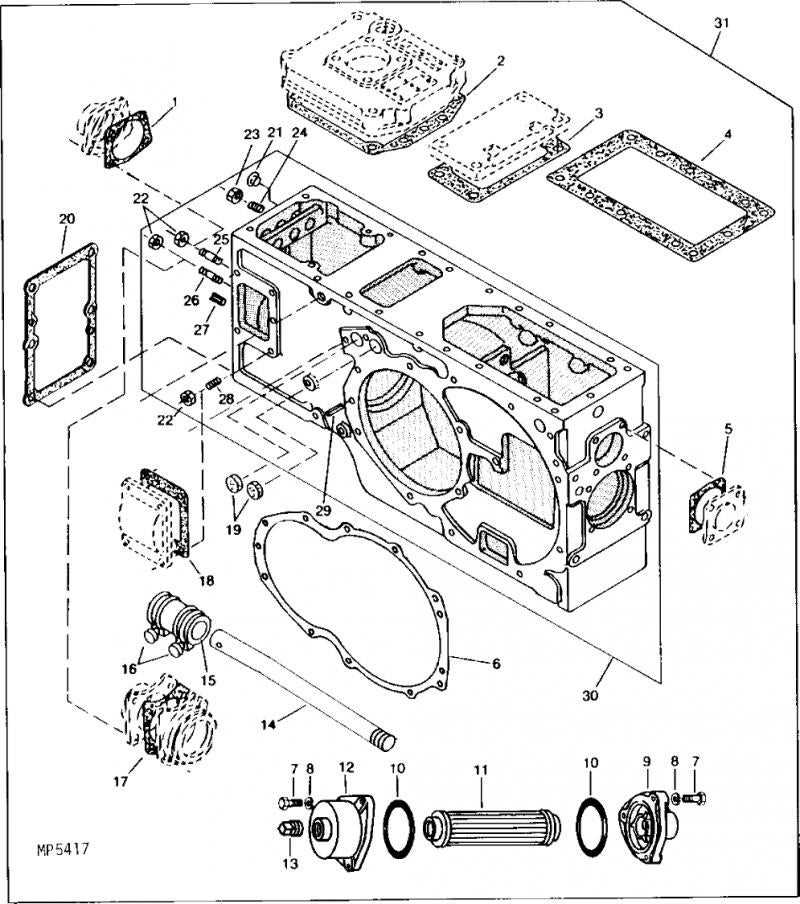 john deere 850 tractor parts diagram