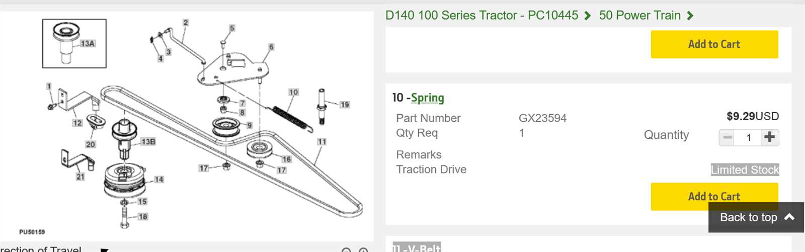 john deere d140 parts diagram