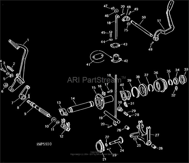 john deere f935 parts diagram