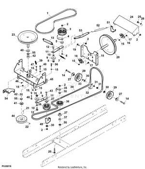 john deere l120 deck parts diagram