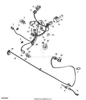 john deere la105 mower deck parts diagram