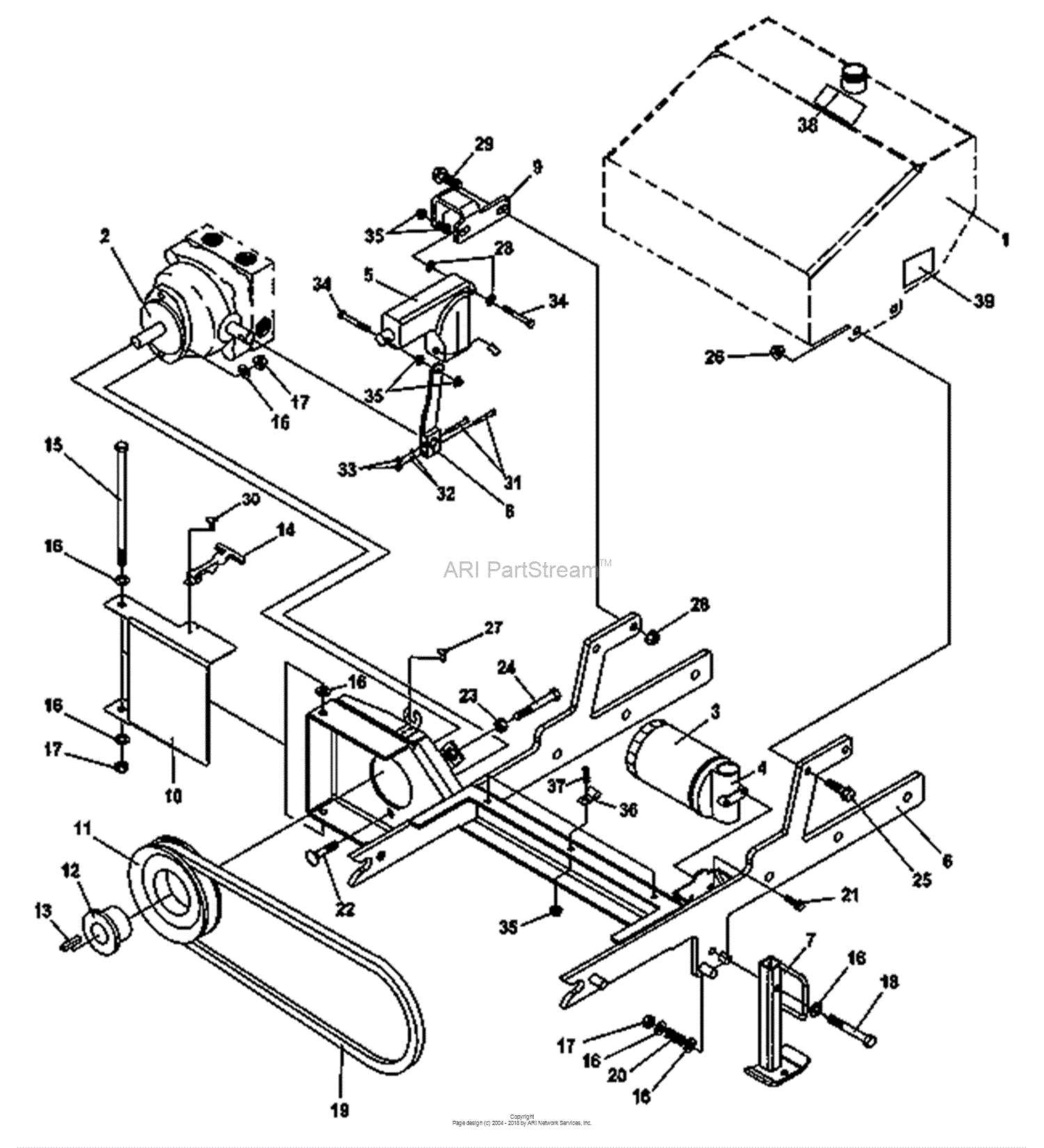 john deere lawn sweeper parts diagram