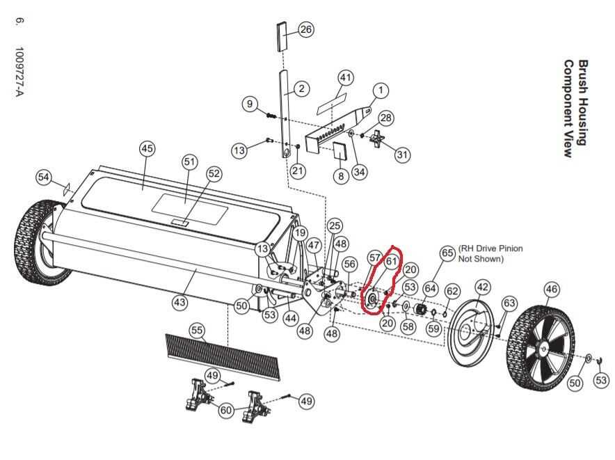 john deere lawn sweeper parts diagram