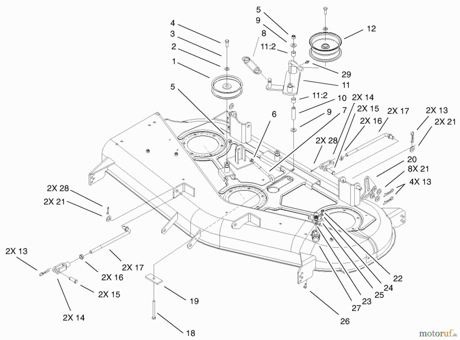 john deere lx277 parts diagram