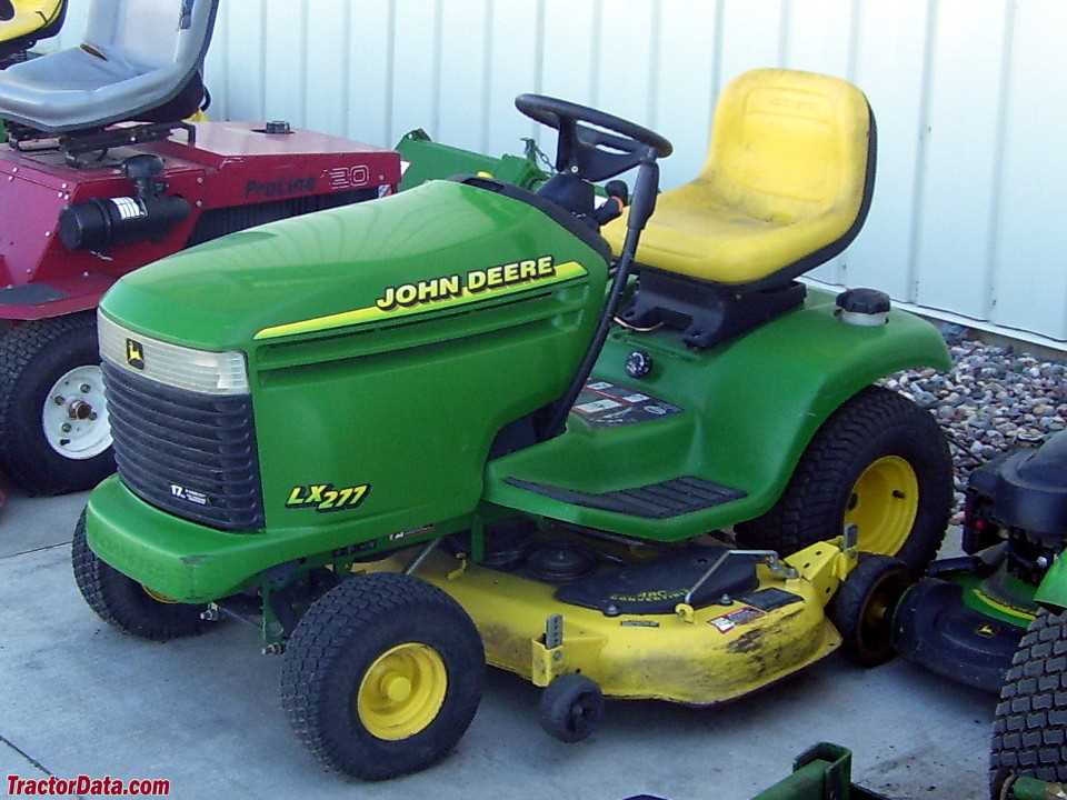 john deere lx277 parts diagram