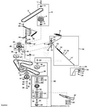 john deere lx279 48c mower deck parts diagram