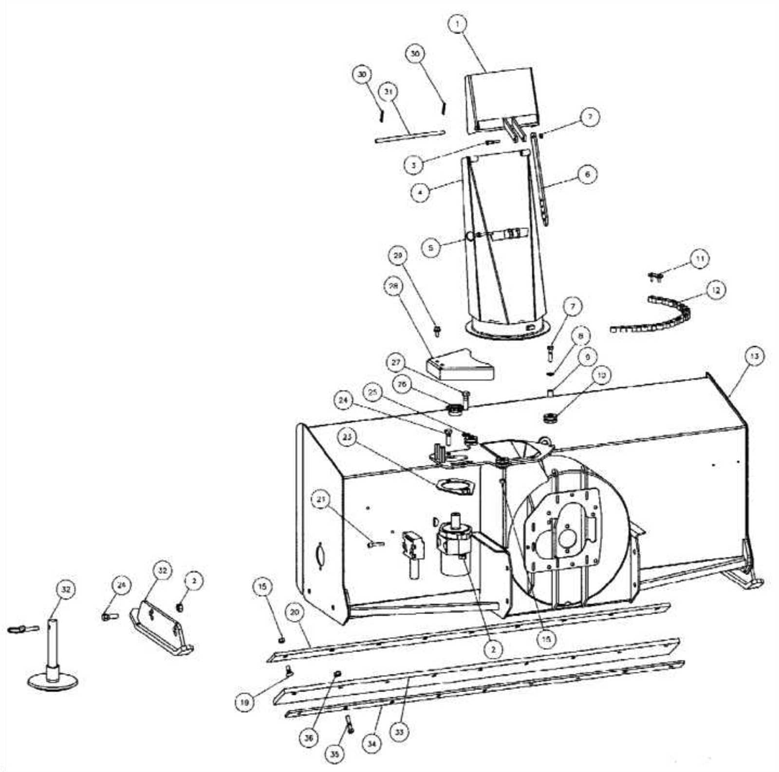 john deere snowblower parts diagram