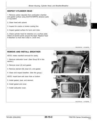 john deere trs27 snowblower parts diagram