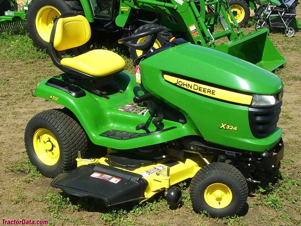 john deere x324 parts diagram